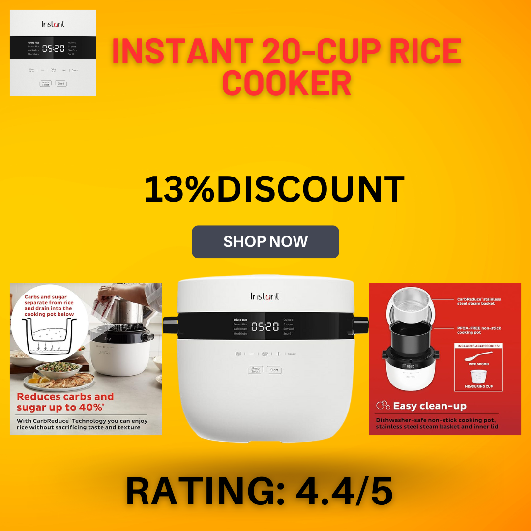 Instant 20-Cup Rice Cooker