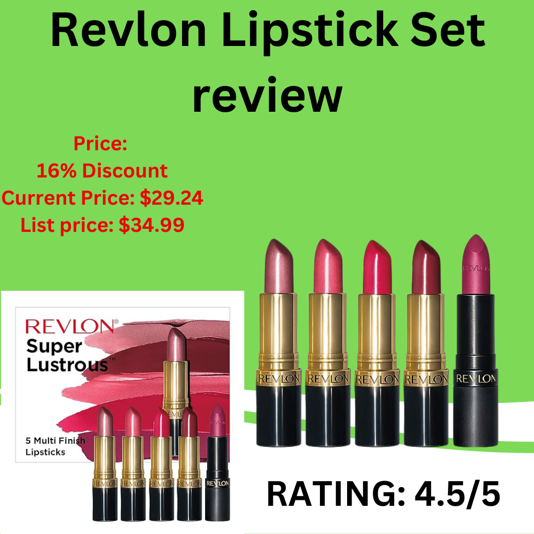 Revlon Lipstick Set review