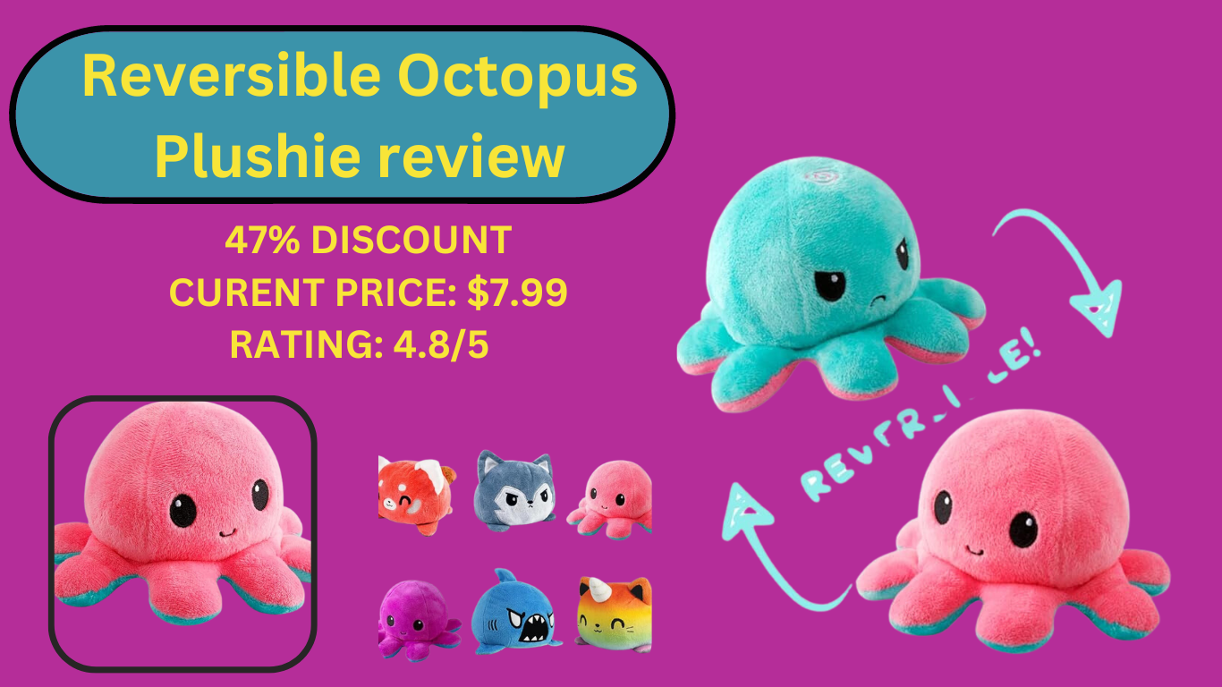 Reversible Octopus Plushie review