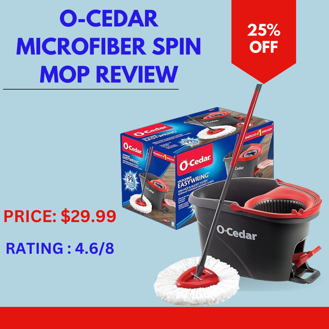 O-Cedar Microfiber Spin Mop review