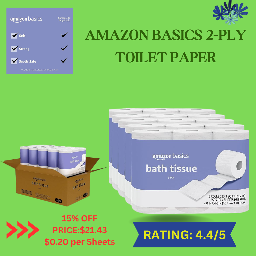 Amazon Basics 2-Ply Toilet Paper