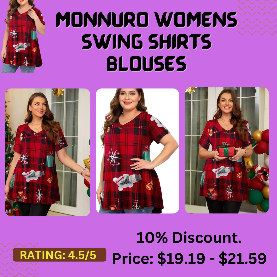 MONNURO Womens Shirts Blouses