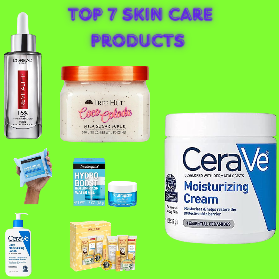 Top 7 skincare products