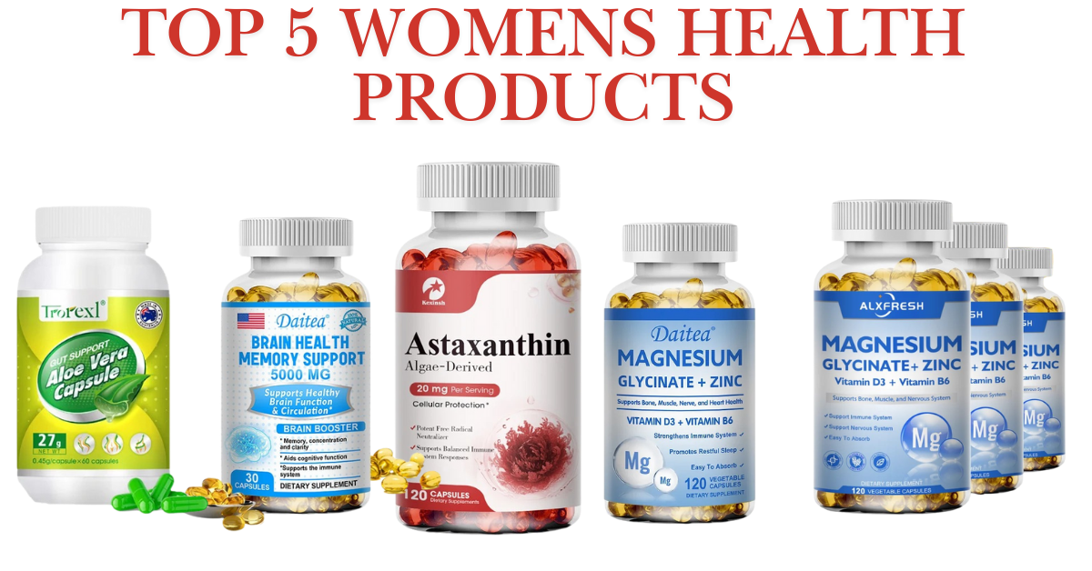 Top 5 womens health products